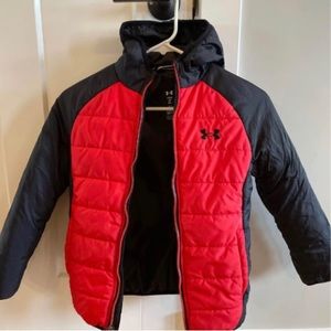 Boys youth small Under Armour cold weather coat
